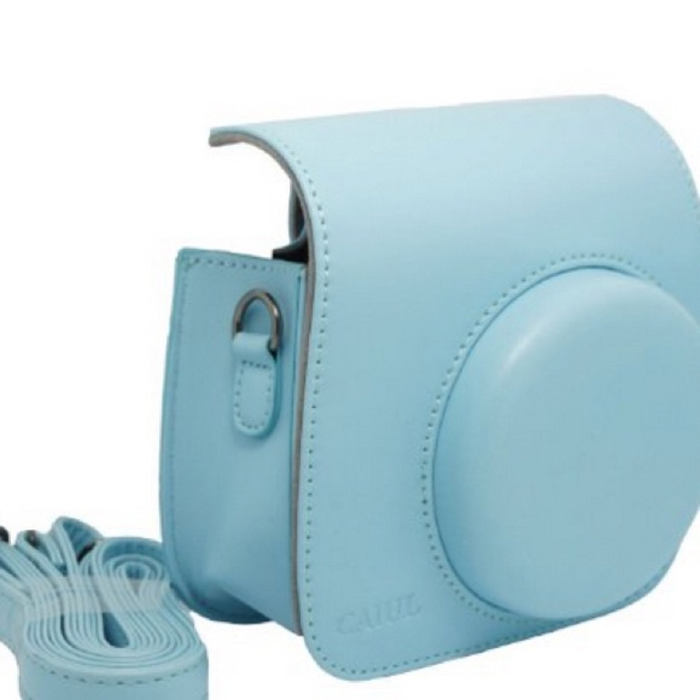blue polaroid case